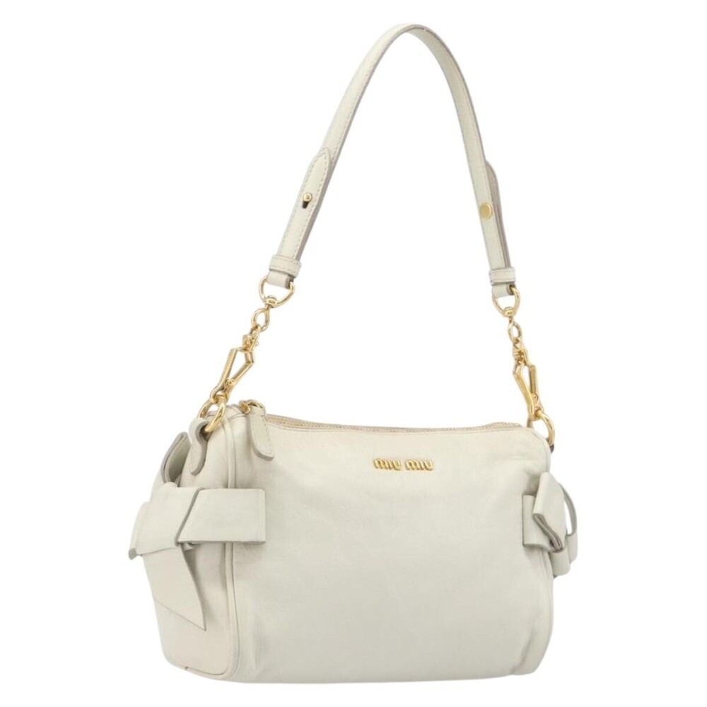 Miu Miu Beau Top Handle Leather Large
